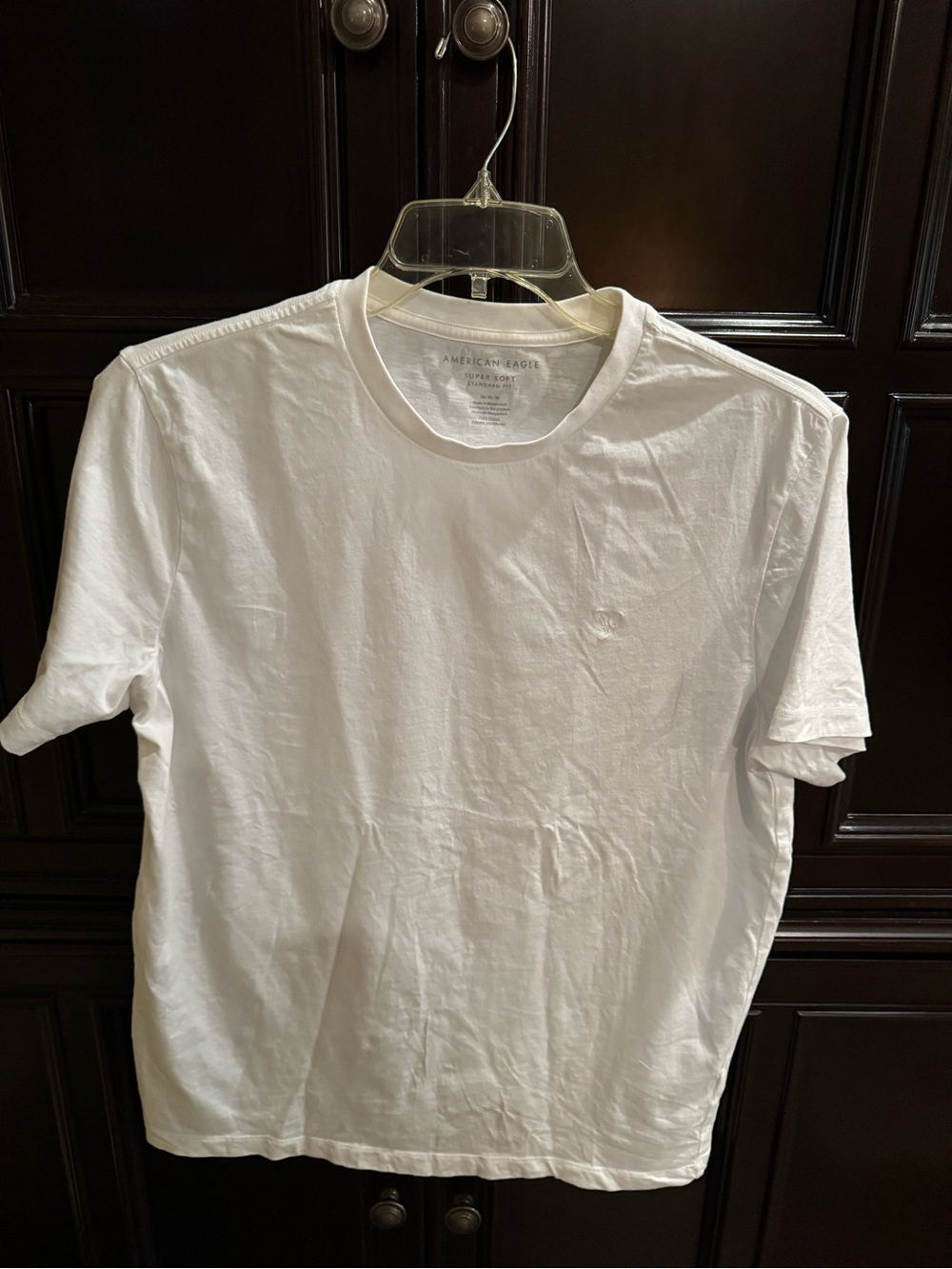 MENS American Eagle Standard Fit Super Soft T-shirt White Color Size Medium